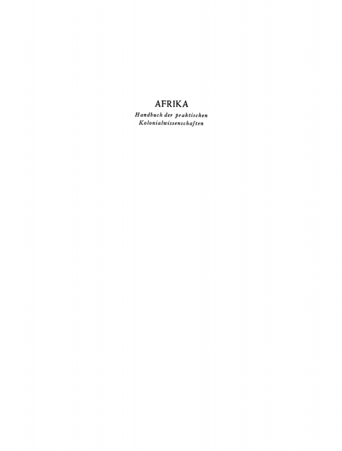 Cover image for book Die Wasserwirtschaft in Afrika