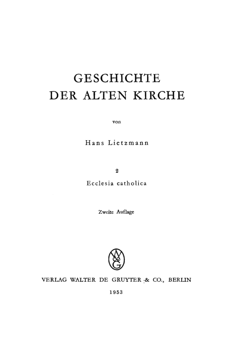 Cover image for book Ecclesia catholica