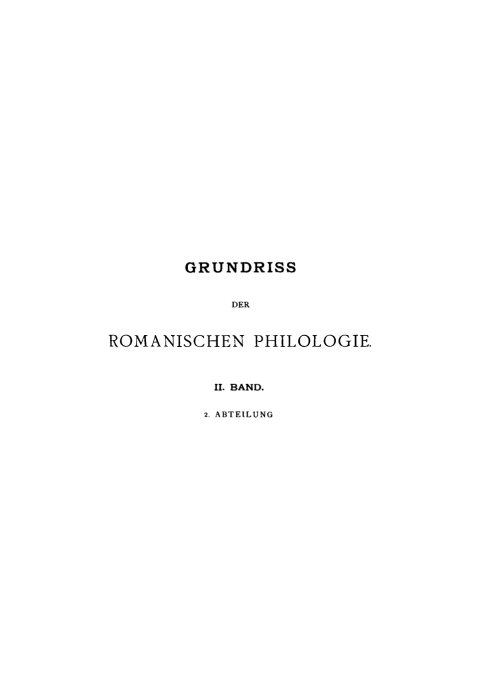 Cover image for book Die Litteraturen der romanischen Völker