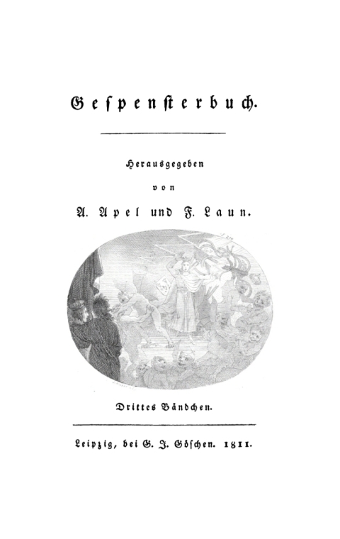 Cover image for book A. Apel; F. Laun: Gespensterbuch. Bdch. 3
