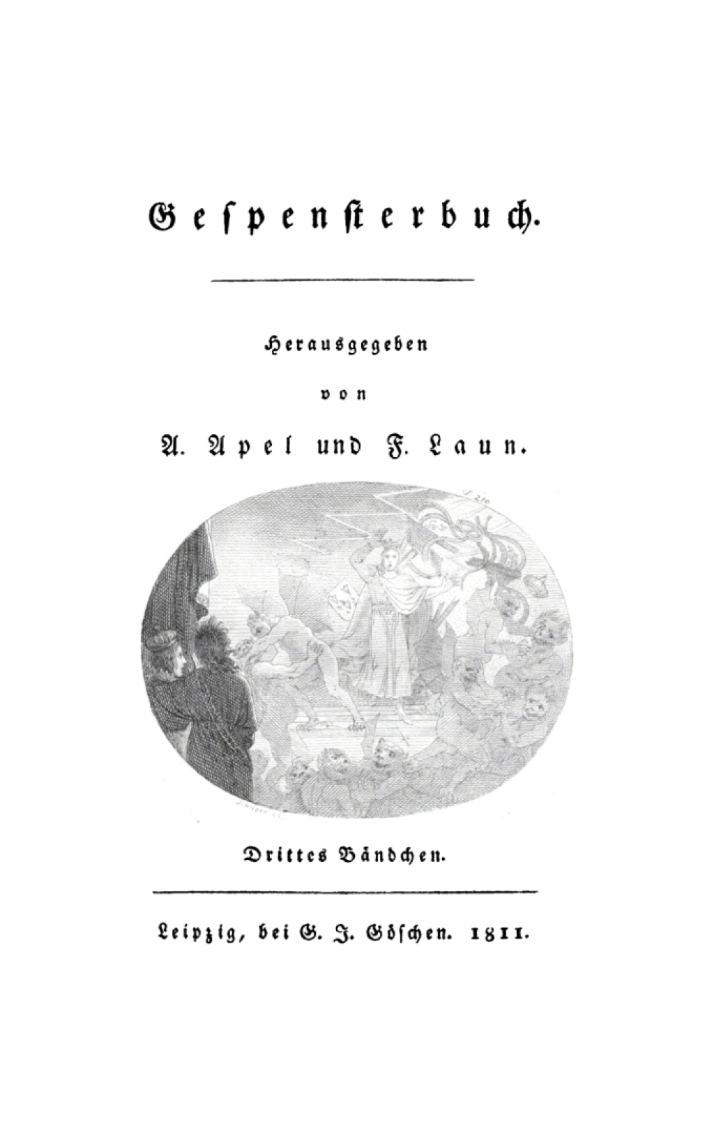 Page Fidelity A. Apel; F. Laun: Gespensterbuch. Bdch. 3; $179.81
