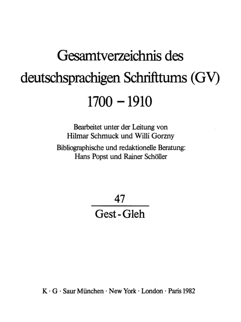 Cover image for book Gest - Gleh