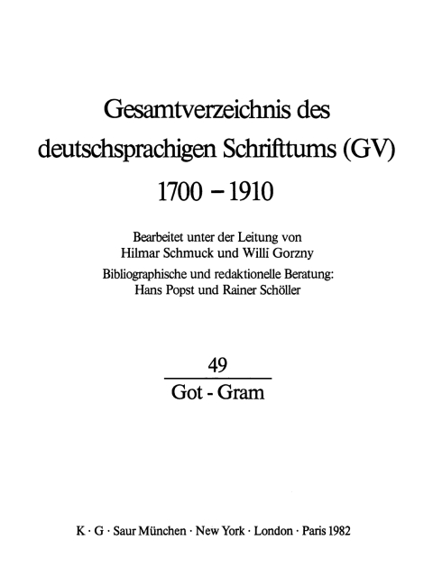 Cover image for book Got - Gram
