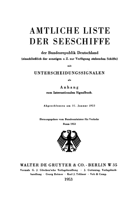 Cover image for book 31 Jan. 1953