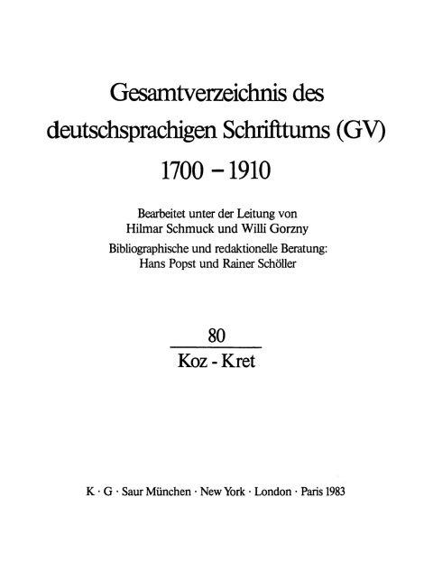 Cover image for book Koz - Kret