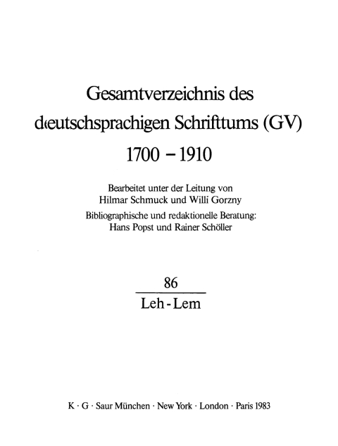 Cover image for book Leh - Lem
