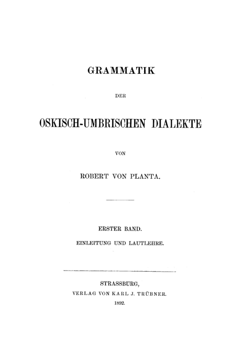 Cover image for book Einleitung und Lautlehre