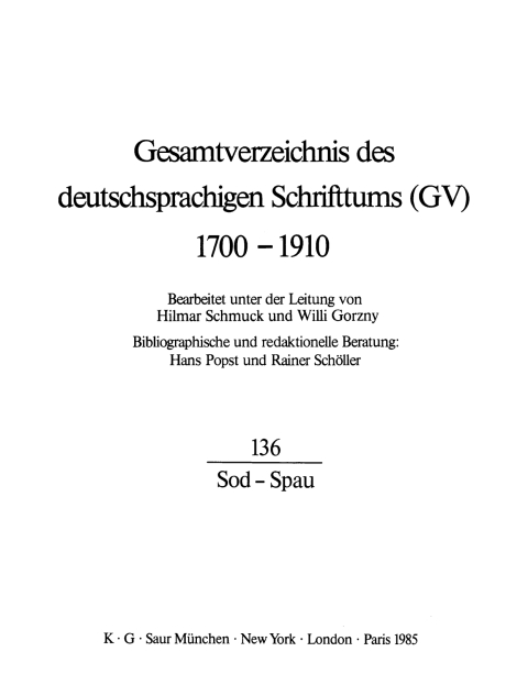 Cover image for book Sod - Spau