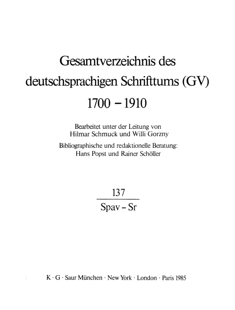 Cover image for book Spav - Sr