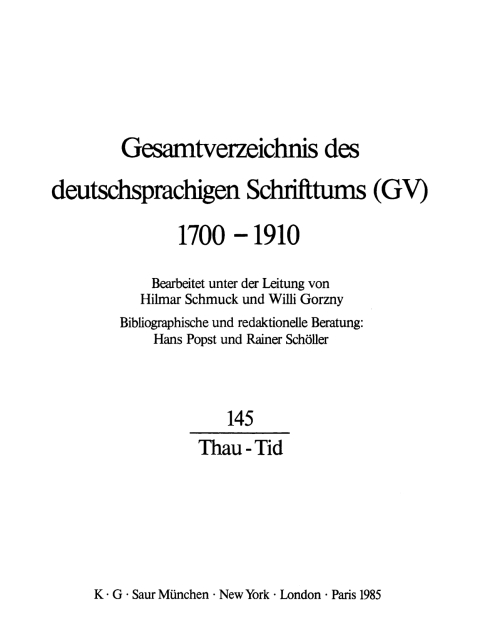 Cover image for book Thau - Tid