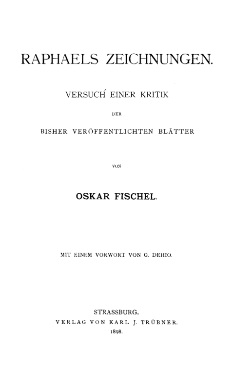 Cover image for book Raphaels Zeichnungen