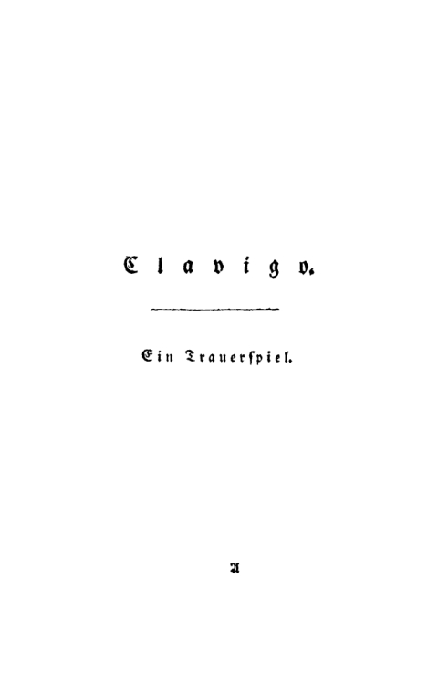 Cover image for book Clavigo