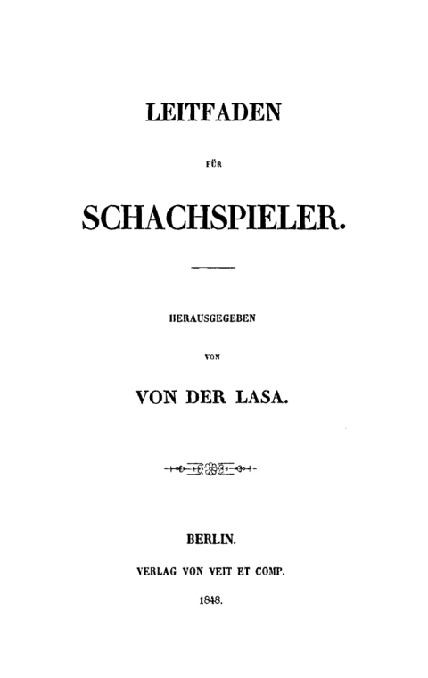 Cover image for book Leitfaden für Schachspieler