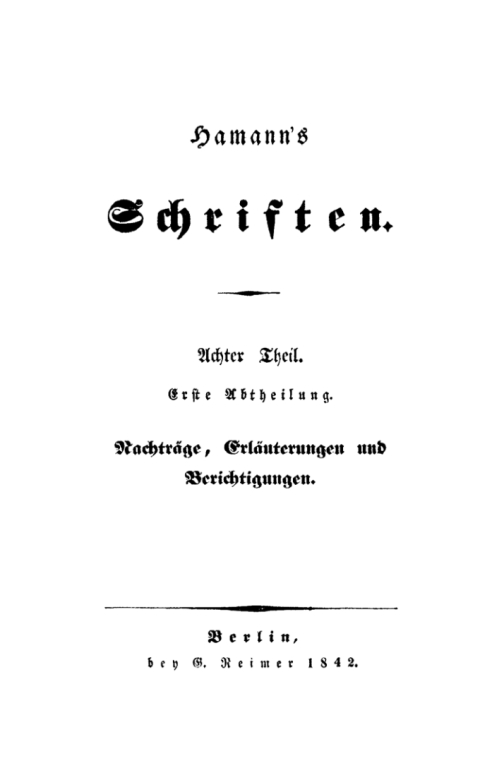 Cover image for book Nachträge, Erläuterungen und Berichtigungen