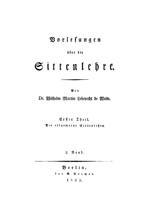 Cover image for book Die allgemeine Sittenlehre
