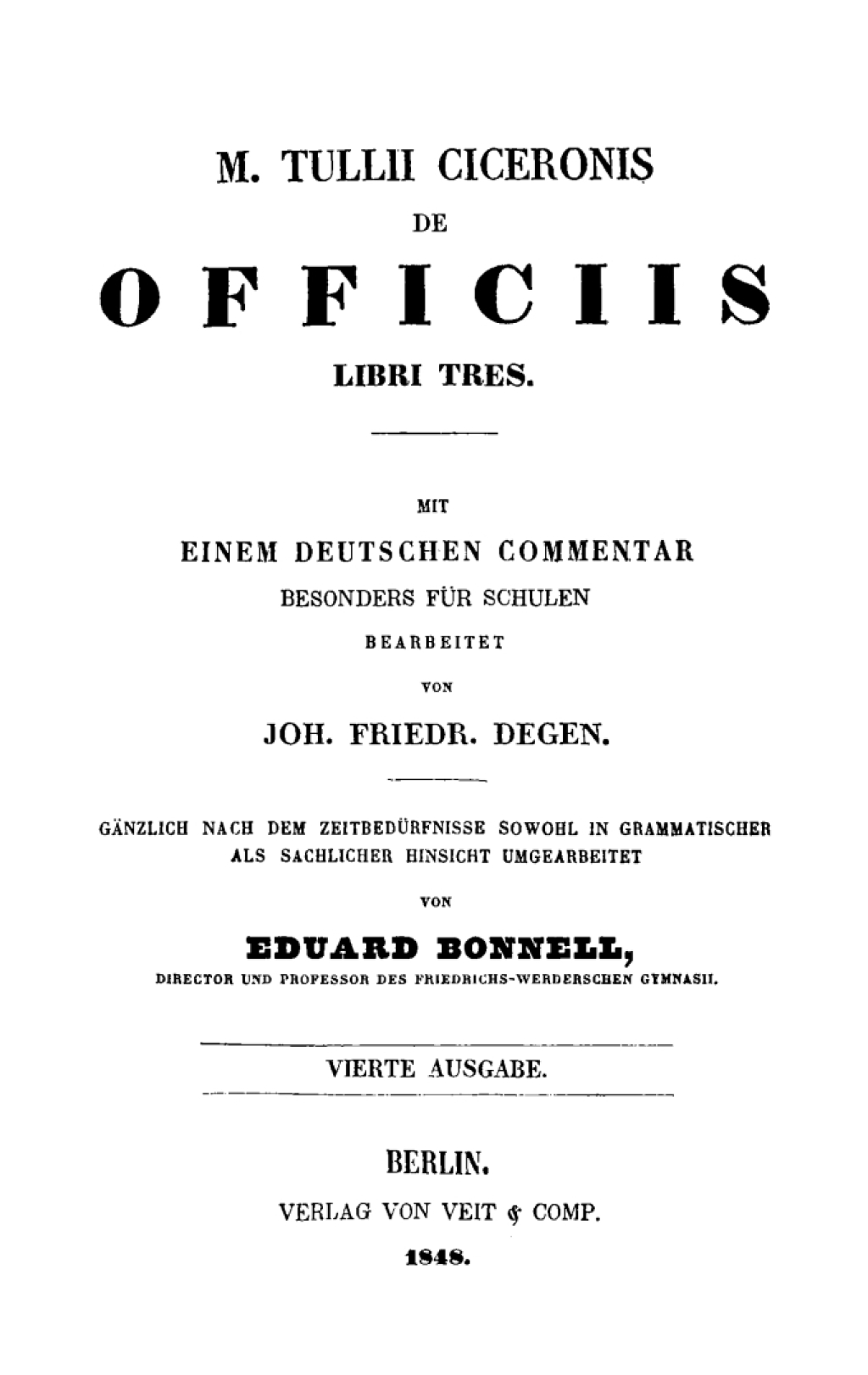 Page Fidelity M. Tullii Ciceronis De Officiis; $179.81