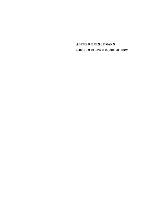 Cover image for book Grossmeister Bogoljubow