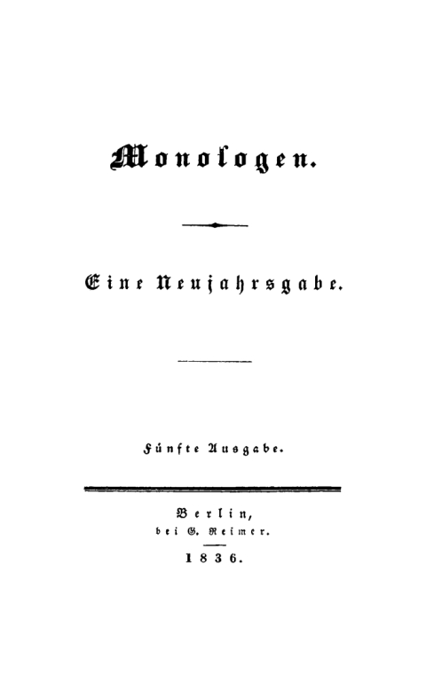 Cover image for book Monologen