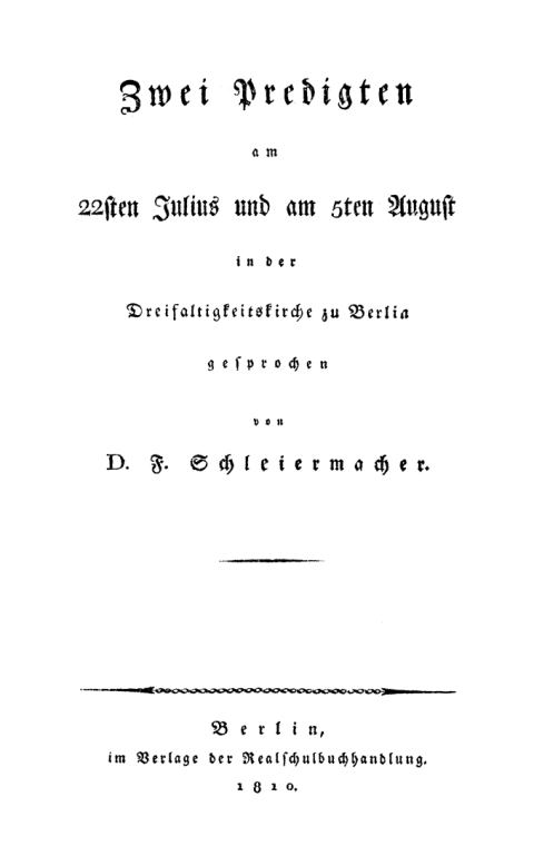 Cover image for book Zwei Predigten