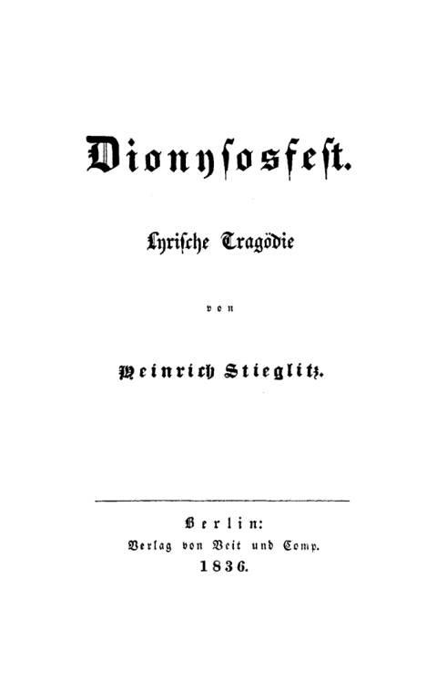Cover image for book Dionysosfest