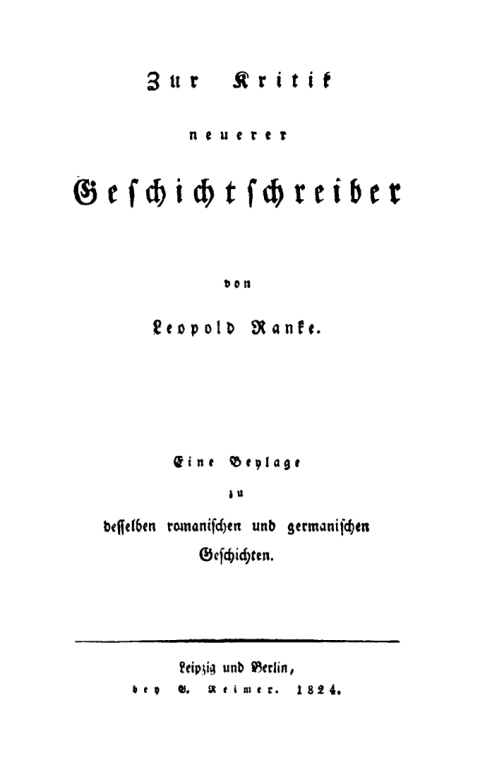Cover image for book Zur Kritik neuerer Geschichtschreiber