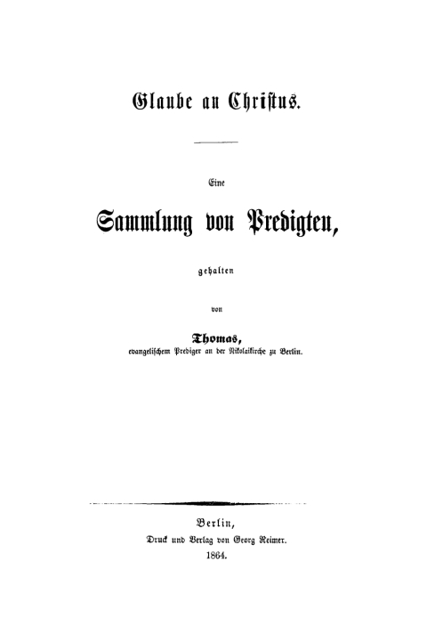 Cover image for book Glaube an Christus