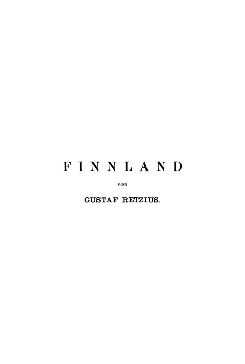 Cover image for book Finnland