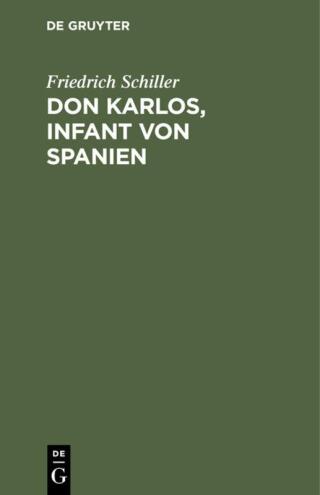Don Karlos, Infant von Spanien