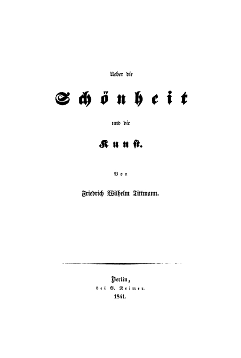 Cover image for book Über die Schönheit und die Kunst
