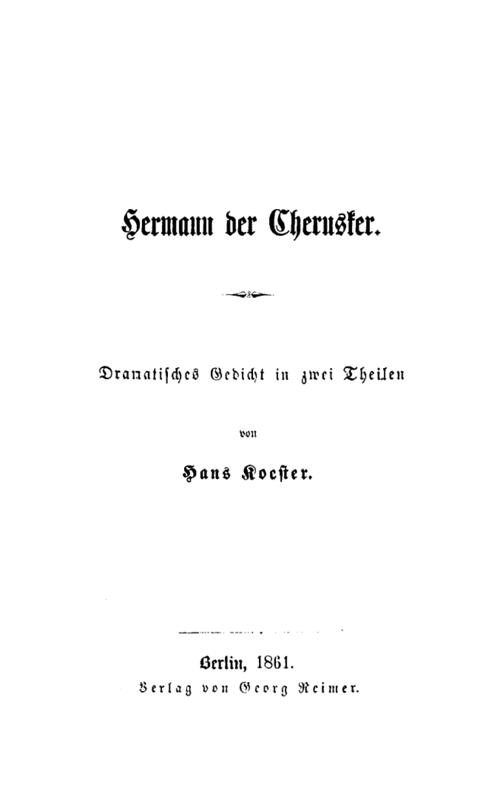Page Fidelity Hermann der Cherusker; $179.81