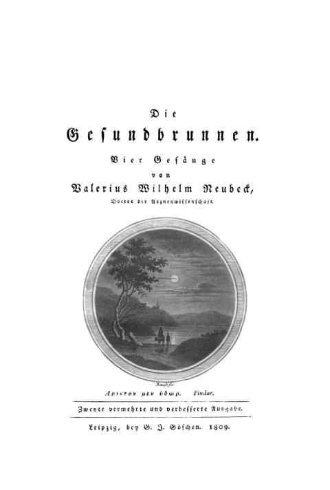 Cover image for book Die Gesundbrunnen