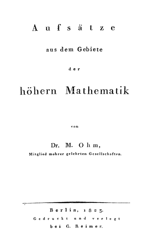 Cover image for book Aufsätze aus dem Gebiete der höhern Mathematik