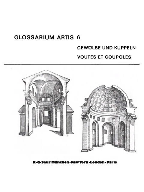 Cover image for book Gewölbe und Kuppeln / Voutes et coupoles