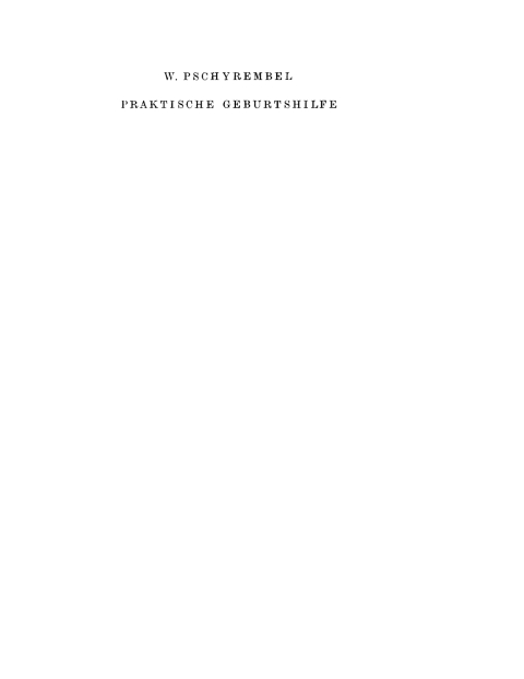 Cover image for book Praktische Geburtshilfe für Studierende und Ärzte