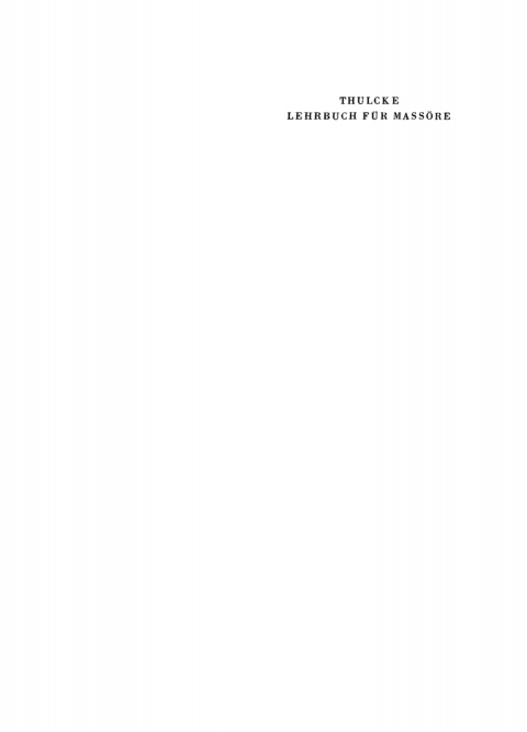 Cover image for book Lehrbuch für Massöre