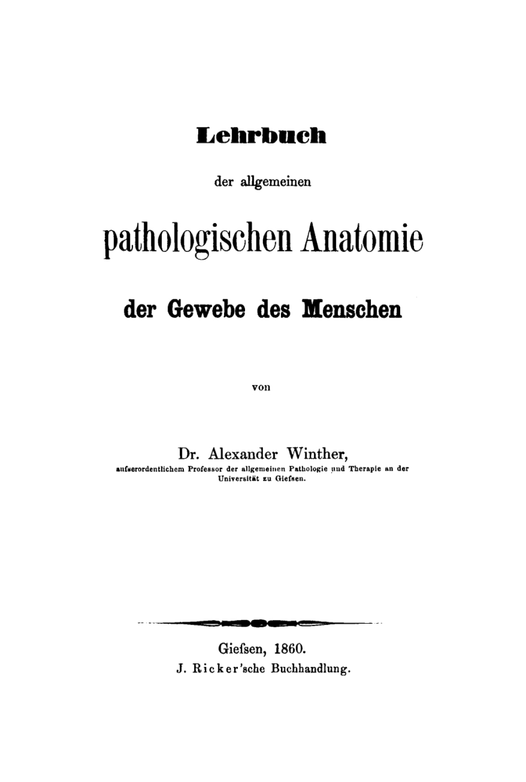 Page Fidelity Lehrbuch der allgemeinen pathologischen Anatomie der Gewebe des Menschen; $179.81