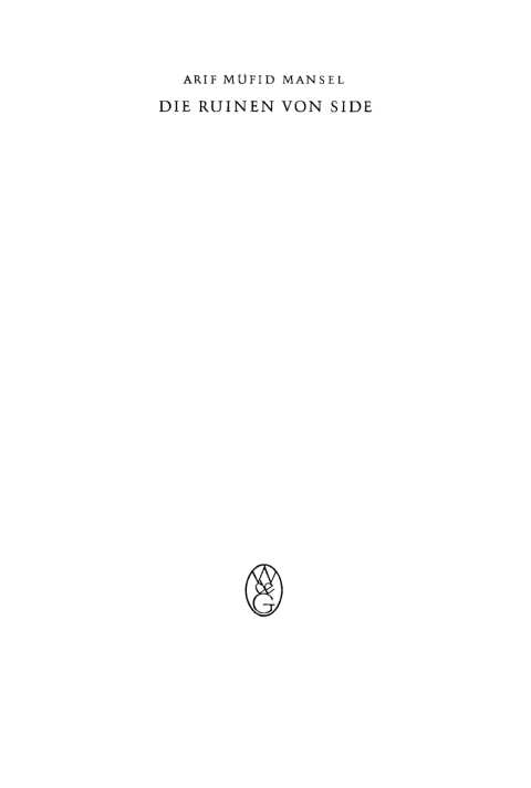 Cover image for book Die Ruinen von Side