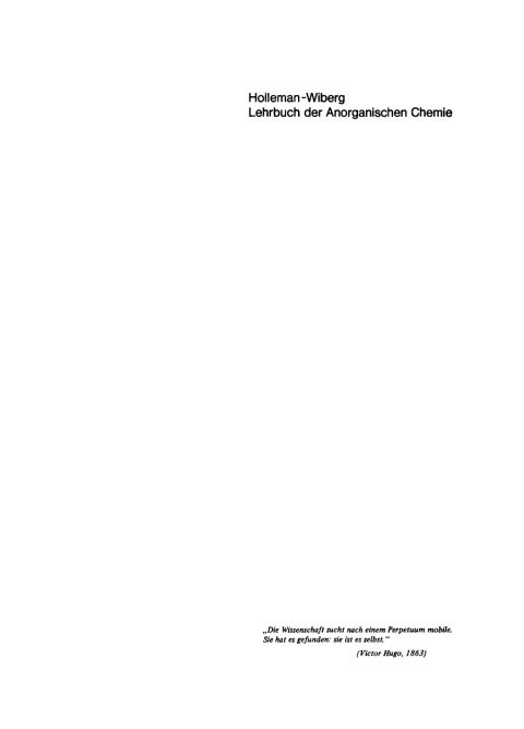 Cover image for book Lehrbuch der anorganischen Chemie