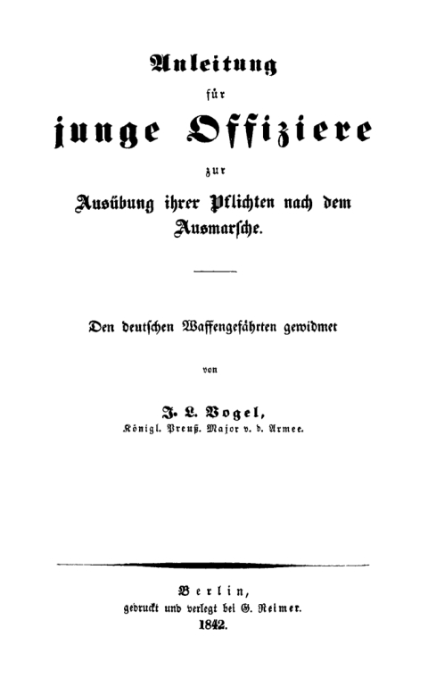 Cover image for book Anleitung für junge Offiziere zur Ausübung ihrer Pflichten nach dem Ausmarsche