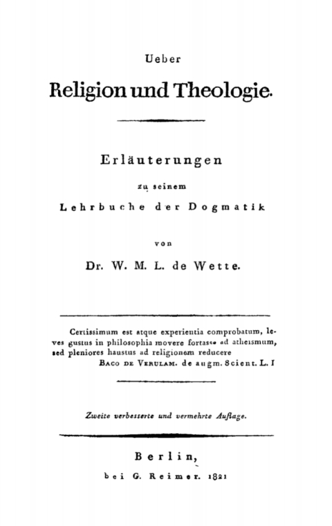 Cover image for book Über Religion und Theologie