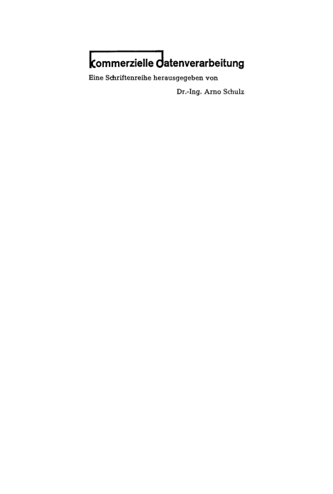 Cover image for book Elektronische Datenverarbeitung in der Bekleidungsindustrie