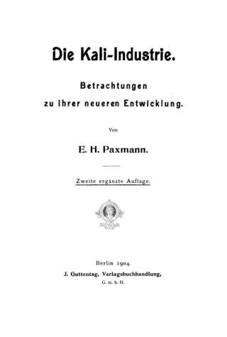 Die Kali-Industrie