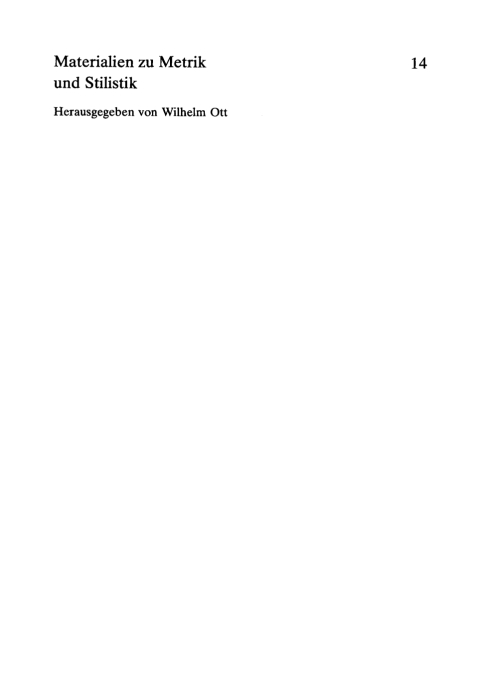 Cover image for book Metrische Analysen zu Vergil Aeneis Buch II