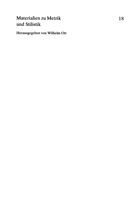 Cover image for book Metrische Analysen zu Vergil Aeneis Buch VIII