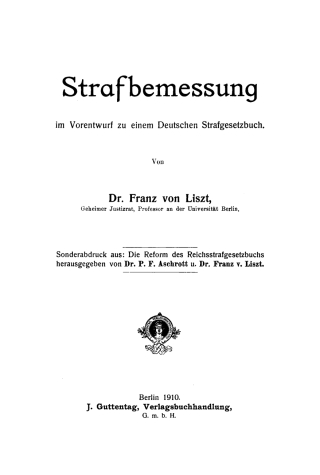 Strafbemessung