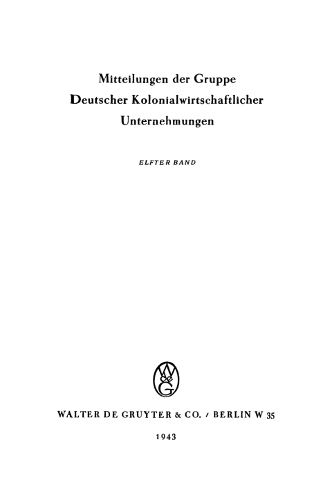 Cover image for book Die nutzbaren Minerallagerstätten von Kamerun und Togo