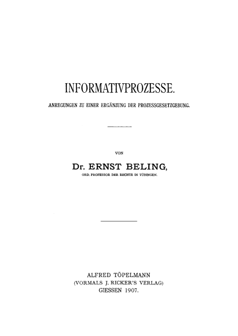 Cover image for book Informativprozesse