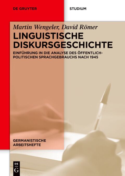 Cover image for book Linguistische Diskursgeschichte