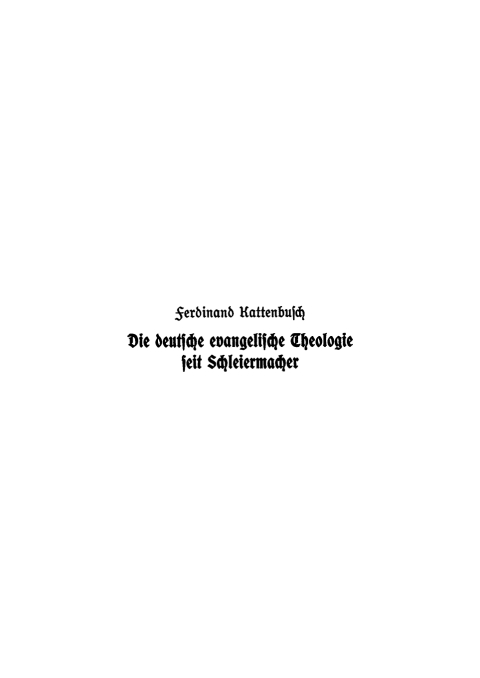 Cover image for book Das Jahrhundert von Schleiermacher bis nach dem Weltkrieg