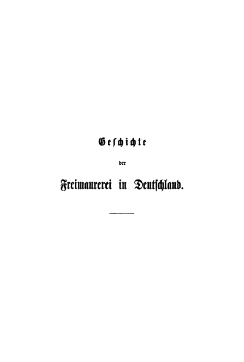Cover image for book Geschichte der Freimaurerei in Deutschland